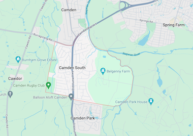 Camden South map