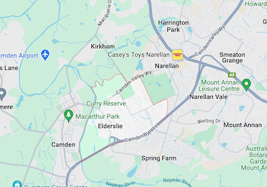 Elderslie map