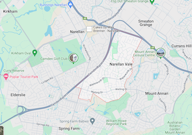 Narellan Vale Map