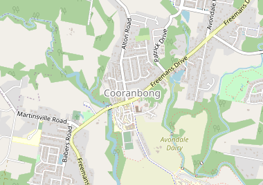 Cooranbong map