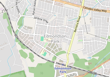 Edmondson Park map