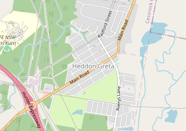 Heddon Greta map