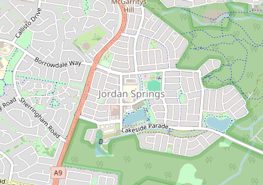 Jordan Springs map